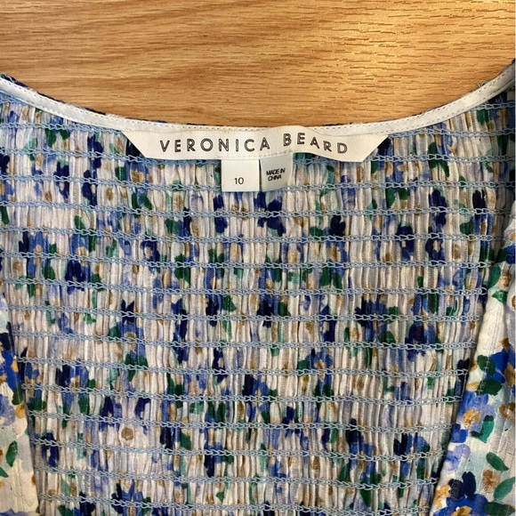 SOLD Veronica Beard
DARRAH SMOCKED DRESS IN COBALT MULTI new without tags - Picture 4 of 6